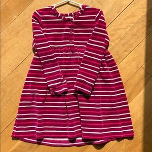 Hanna Anderson girls velvet dress